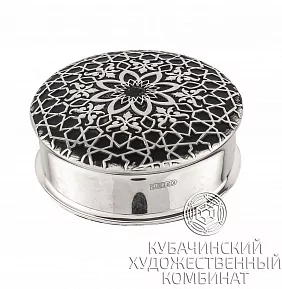 Таблетница из серебра