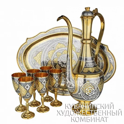 Коньячный набор из серебра