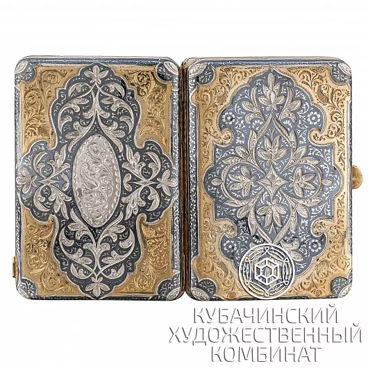 Портсигар из серебра