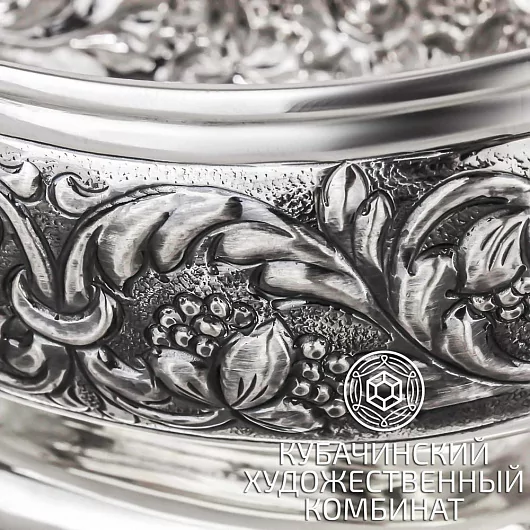 Конфетница серебряная 925 пробы 