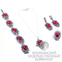 Комплект из серебра Кубачи