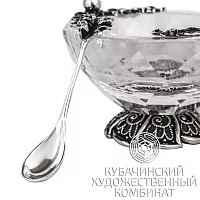 Солонка из серебра 925 пробы