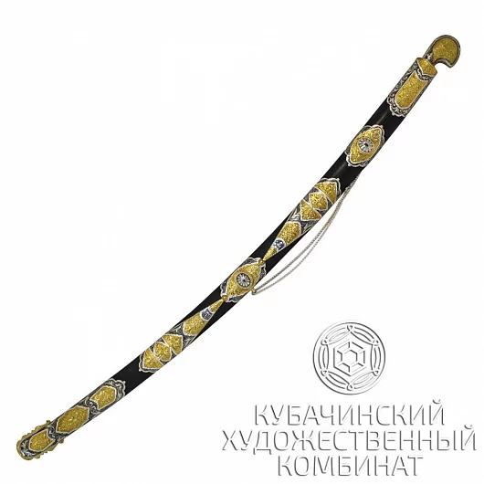Сабля ручной работы из серебра