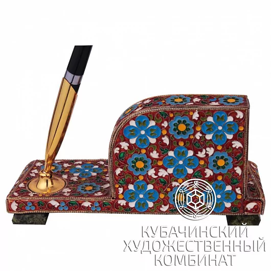 Подставка для ручки с часами