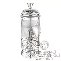 Френч-пресс из серебра на 400 мл
