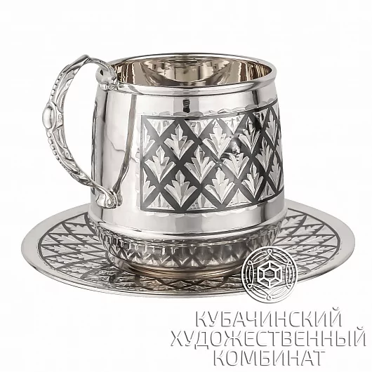 Чайная пара из серебра на 170 мл