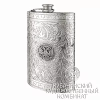 Фляга из серебра на 640 мл