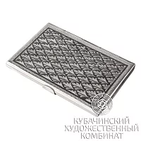 Визитница из серебра