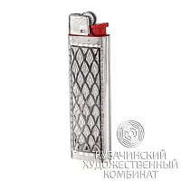 Зажигалка серебряная