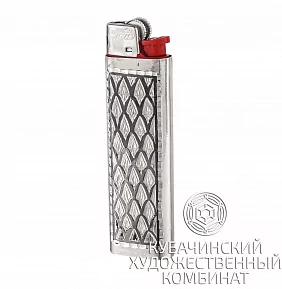 Зажигалка серебряная