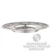 Блюдце из серебра
