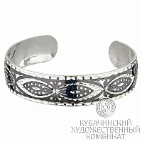 Браслет из серебра «Герань»