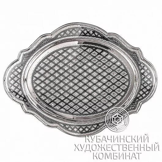 Поднос из серебра