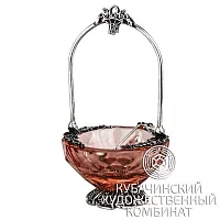 Солонка из серебра 925 пробы