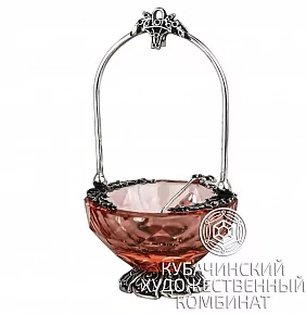 Солонка из серебра 925 пробы