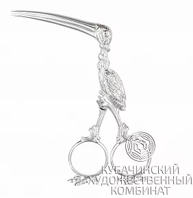 Щипцы из серебра 925 пробы