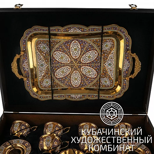 Чайный сервиз из серебра