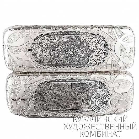 Футляр для очков из серебра